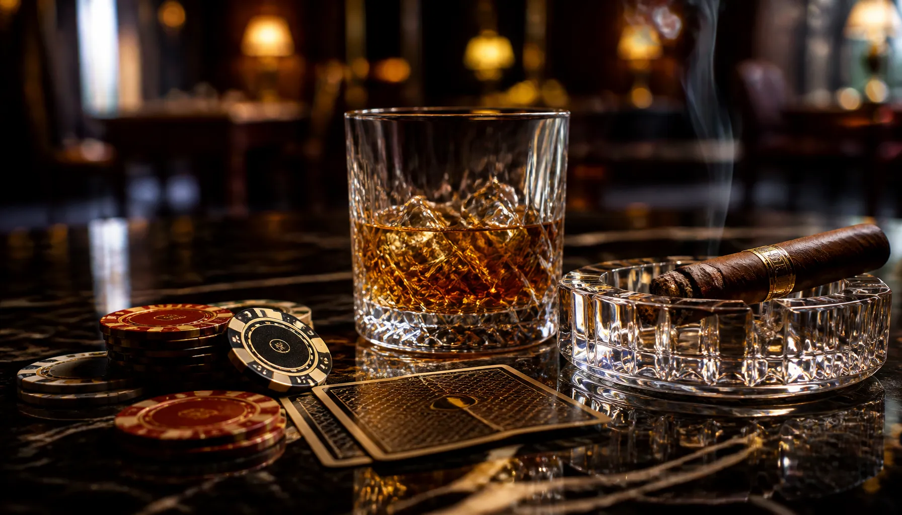 A gleaming ornate gold key resting on a rich dark velvet surface with warm cinematic lighting evoking high-roller luxury